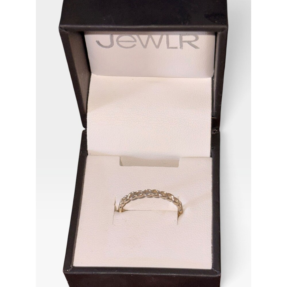 Jewlr JWL0647 Infinity Ring Sterling Silver Infinity Band Size 8 Original Box